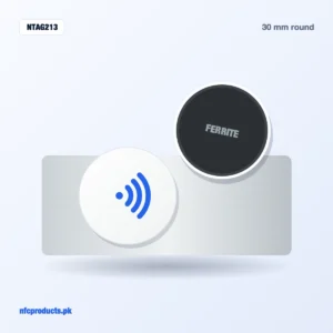 Anti-Metal NFC Sticker NTAG213 30mm – On-Metal NFC Tag