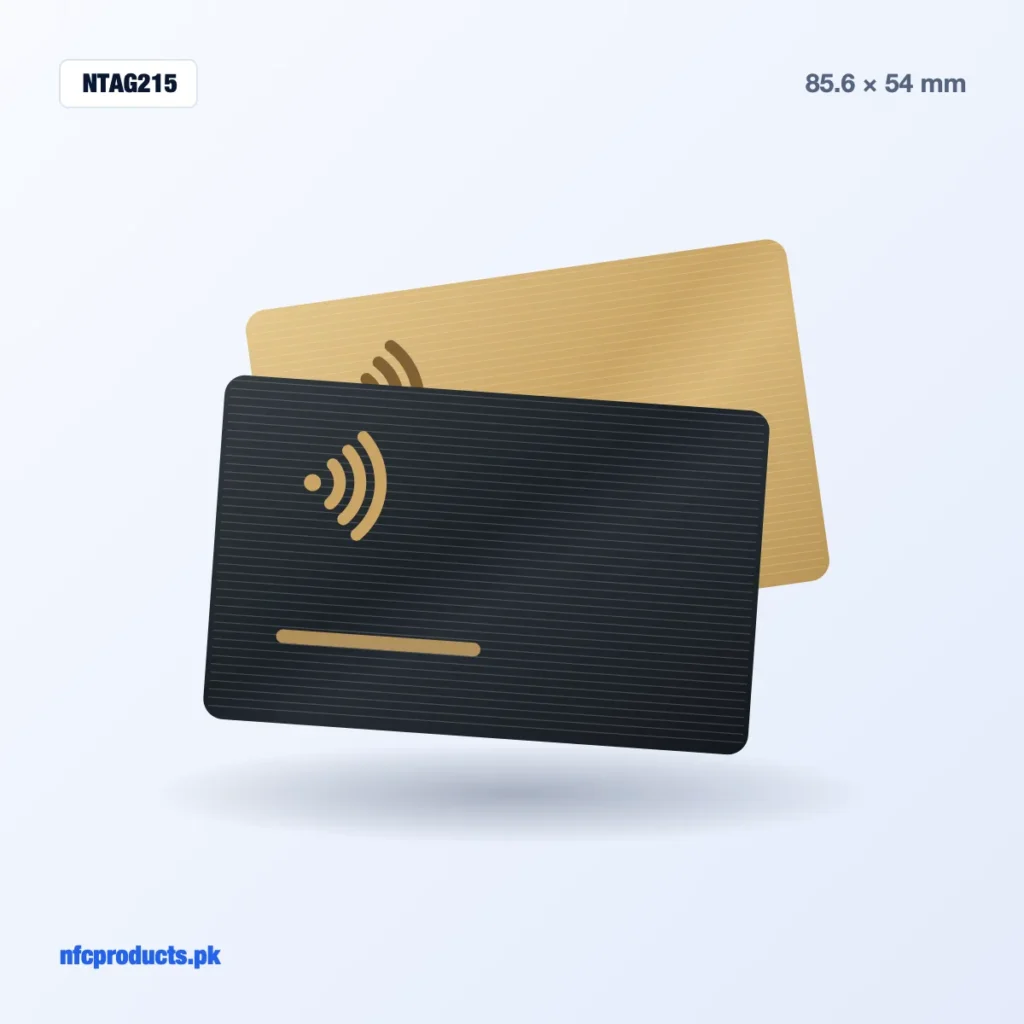 Blank Hybrid Metal NFC Card NTAG215 – Engravable