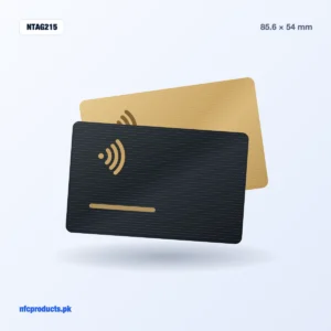 Blank Hybrid Metal NFC Card NTAG215 – Engravable
