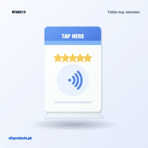 Blank NFC Standee NTAG213 – Google Review Stand (Wholesale)