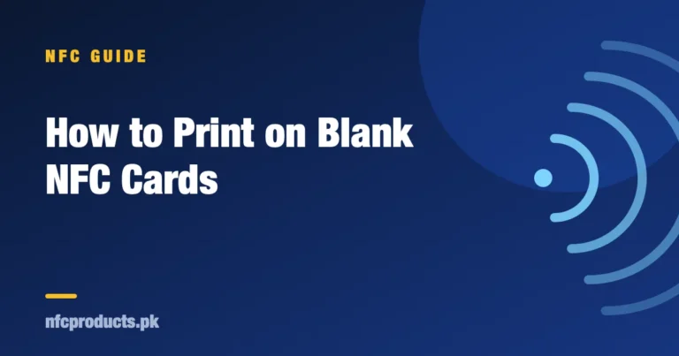 How to Print on Blank NFC Cards