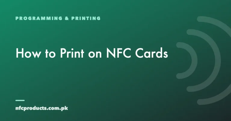 How to Print on NFC Cards