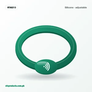Silicone NFC Wristband NTAG213 – Waterproof (Bulk)